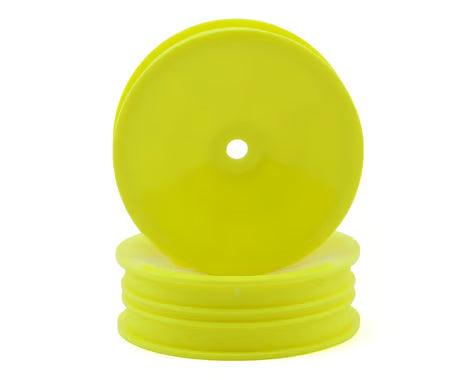 Team Associated 2.2" "Slim" Front Buggy Wheels (Yellow) (2) (B6) w/12mm Hex ASC-91758