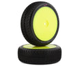 JConcepts Fuzz Bite LP 2.2" Pre-Mounted 4WD Front Buggy Carpet Tires (Yellow) (2) w/12mm Hex (Pink)JCO3108-201011